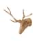 Hello Honey® 11.75" Natural Teakwood Root Deer Head Wall Art